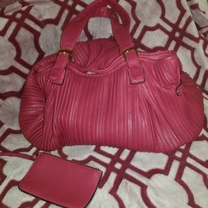 Pink Hobo Purse & Mini wristlet